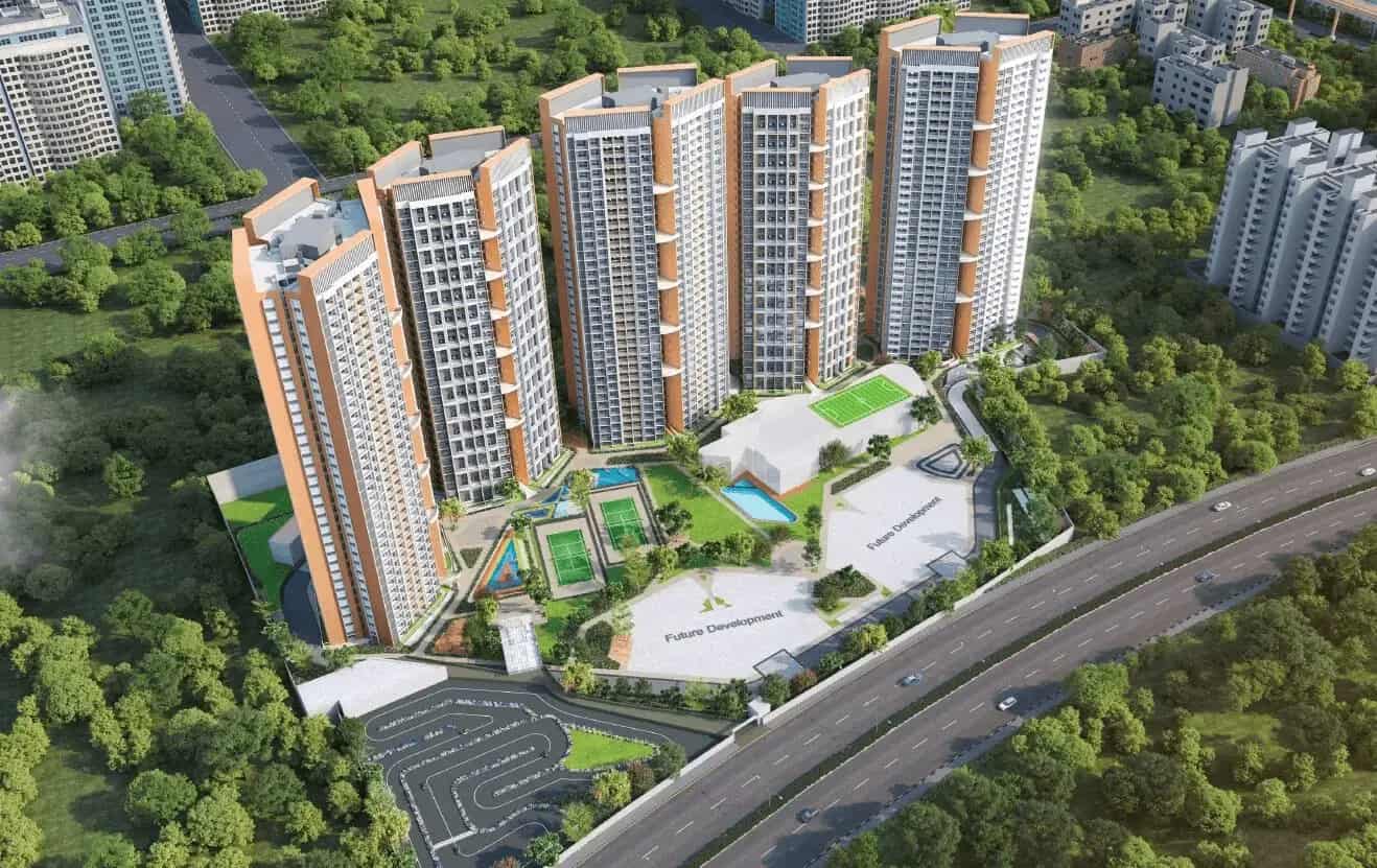 Gera's Joy on the Treetops daytime aerial render